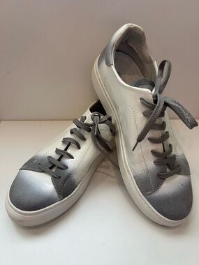 Bugatchi Men's Gray Ombre Lace-Up Sneakers